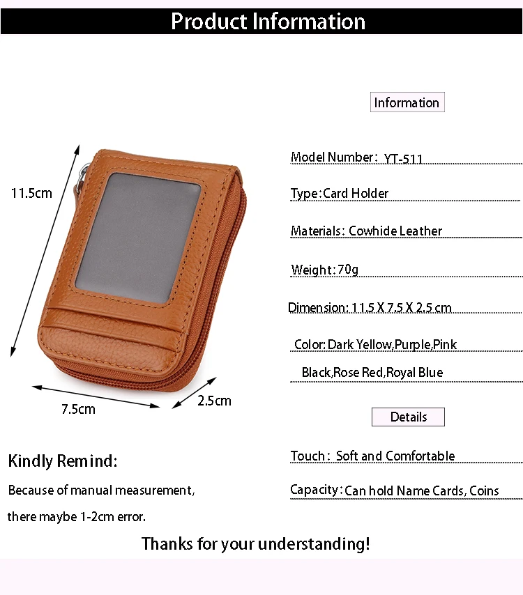 COMFORSKIN Brand Genuine Leather Card Wallet Hot RFID Protection Large Capacity Card Holders New Arrivals Organ Style Card Case