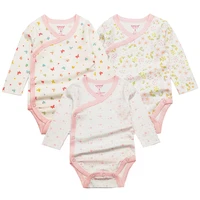 3pcslot 100 cotton baby bodysuit spring autumn infant jumpsuit long sleeve baby boys girls clothes newborn baby clothing set