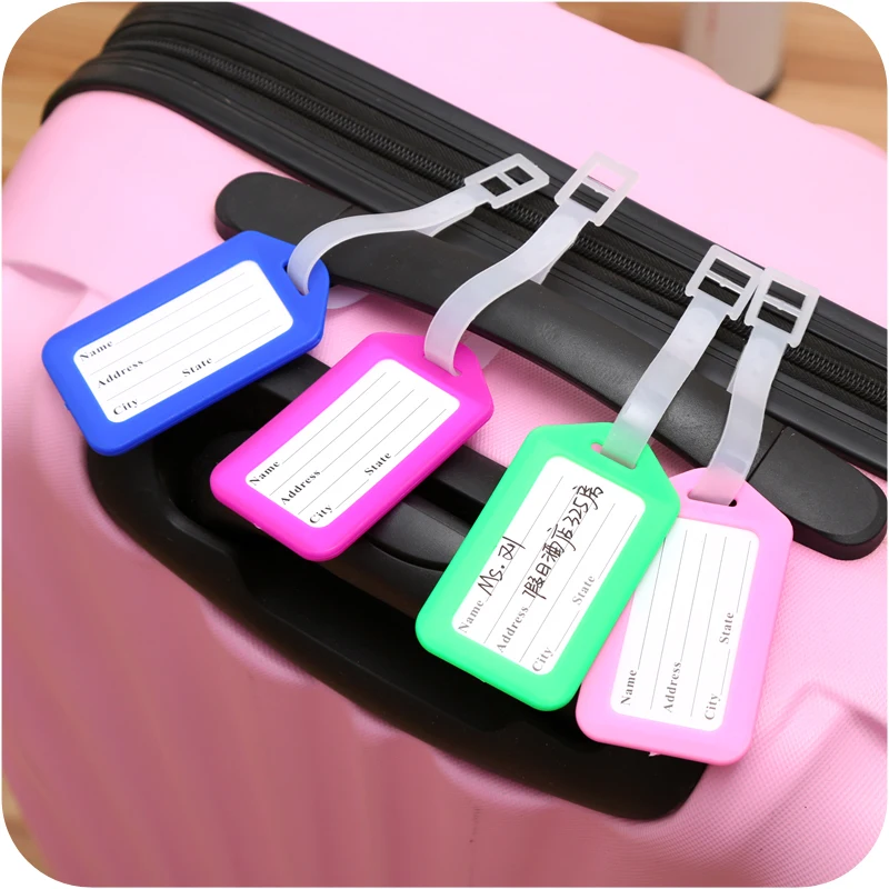 

OKOKC, яркие цвета, портативные аксессуары для путешествий и багажа, бирки для багажа, чемодана