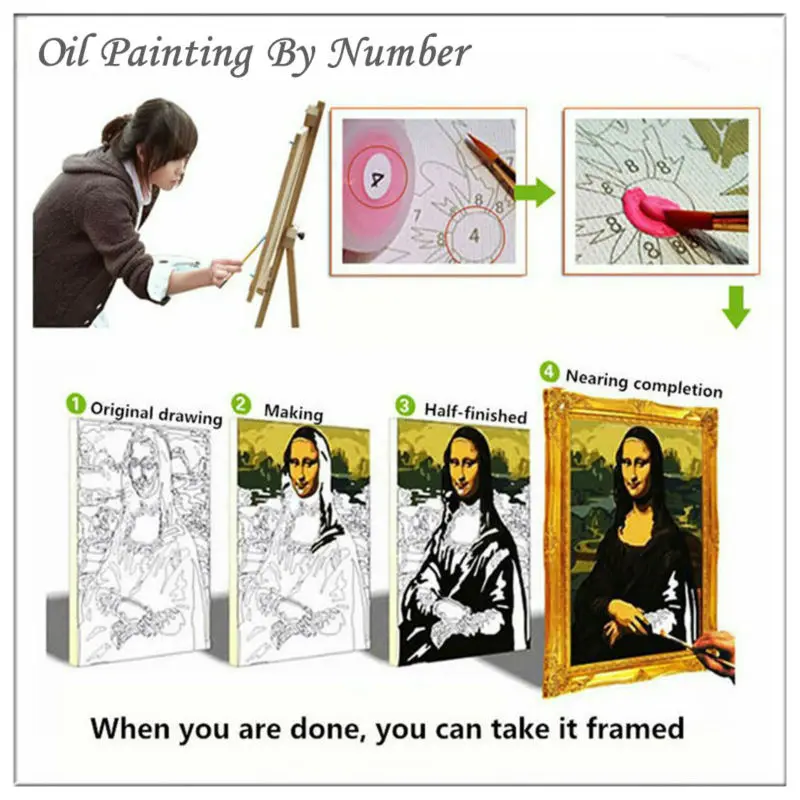 Милые животные собака фотографии DIY Картина по номерам набор акриловых краски на