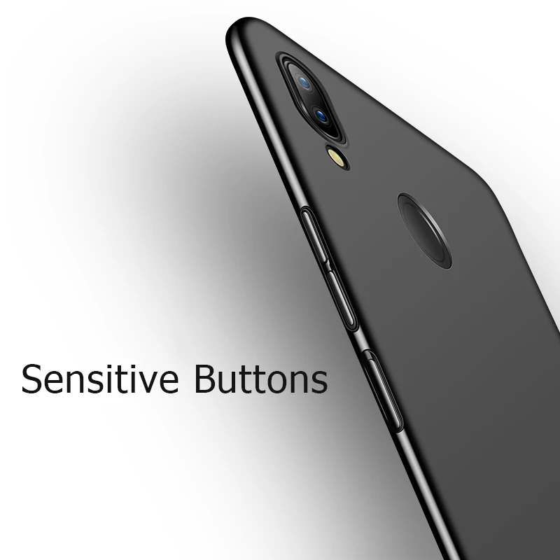 Чехол для Xiaomi Redmi Note 7 жесткая матовая задняя крышка телефона тонкий ударопрочный