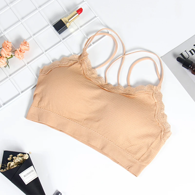 CMENIN Women Top Bra Sexy Lace Tube Strapless Soft Bandeau Tops Wrap Crop tops For And Girl Femme B0115 | Женская одежда