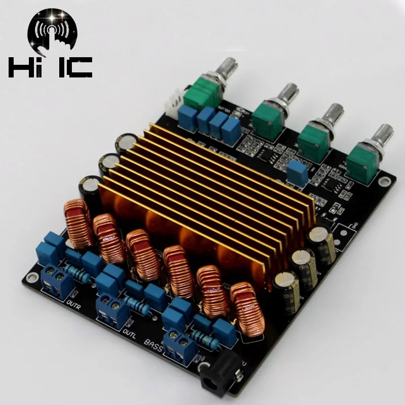 STA508 2.1 класса d высокая Мощность Hi Fi стерео аудио цифровой усилитель доска 160 Вт 80 *