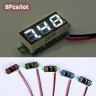 5 шт.лот мини 0,28 дюймов 2,5 V-30V Мини цифровой вольтметр напряжения метр тестер красныйжелтыйзеленый5 видов цветов в наличии, бесплатная доставка