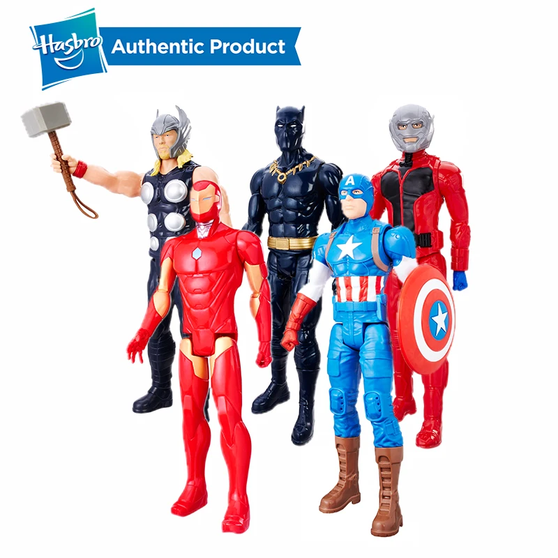 Hasbro Marvel Titan серия супергероев 12 дюймовый муравей Черная пантера Тор Капитан