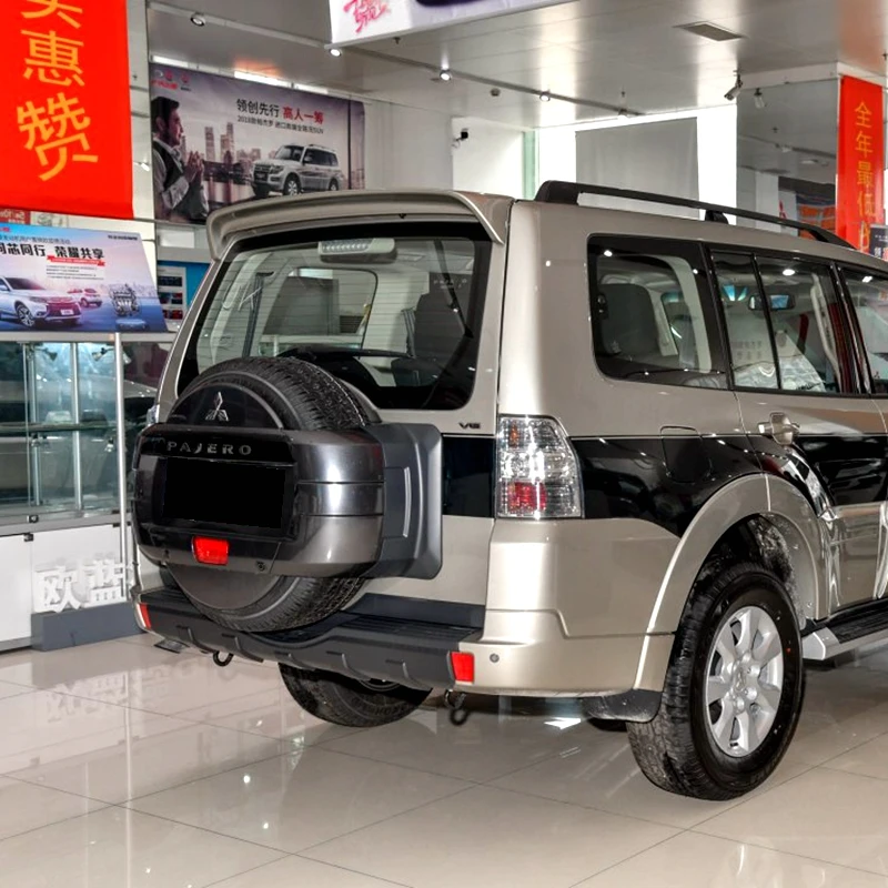 Высококачественный АБС-спойлер для Mitsubishi Pajero V73 2005 до, спойлер на крышу, грунтовка или любой цвет, задний спойлер для Pajero V73