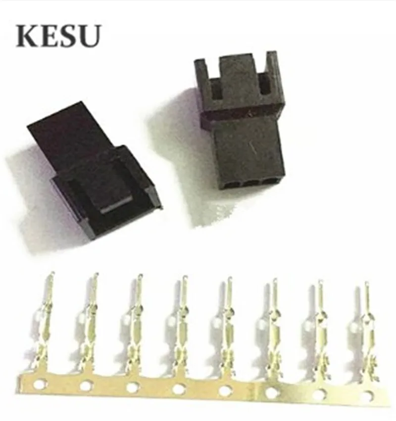 Высокое качество Черный Molex 2510 3 контактный 3Pin вентилятор женский мощности с ШИМ