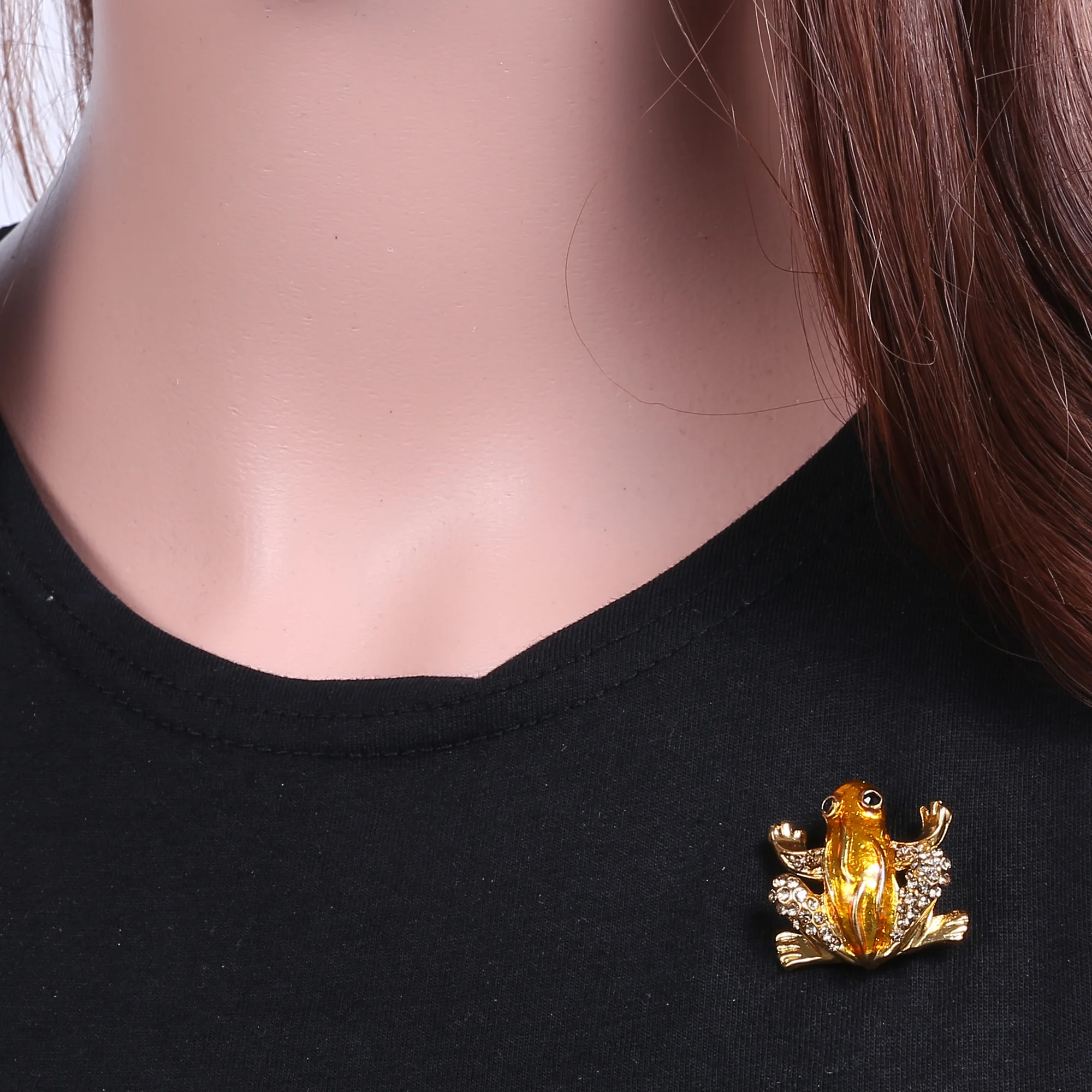 Rinhoo стразы броши в виде животных Броши для женщин маленькие модные ювелирные