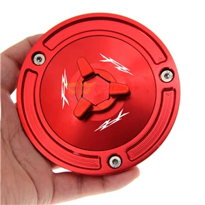 Red CNC Алюминий топливный бак мотоцикла Кепки крышка газойль бензин крышка для Yamaha FZ 16 FZ16 2011- 2012 2013 11 15 - Цвет: Red