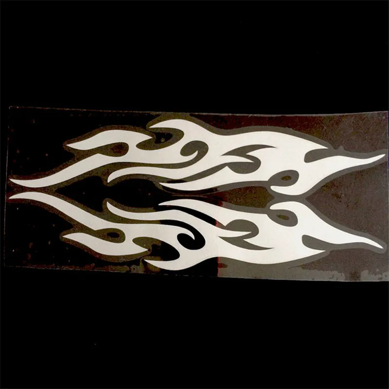 2 шт. Универсальная автомобильная наклейка Пламя в форме пламени