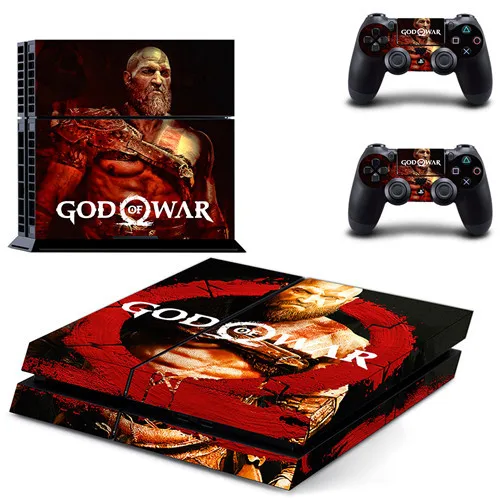Игра God of War PS4 наклейка для кожи виниловая наклейка для sony Playstation 4 консоль и 2 контроллера PS4 наклейка для кожи - Цвет: GYTM1488