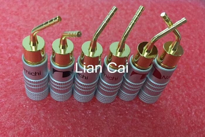Новинка 4 шт. Высококачественный Новый 24K золотистый динамик Nakamichi Pin Angel 2 мм