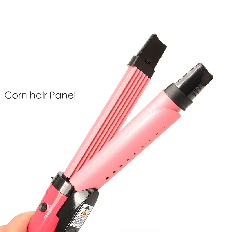 2 In 1 Multifunctional Hair Styling Tools Electronic Curler Wand Magic Curls with Corn Plate hair curling | Красота и здоровье