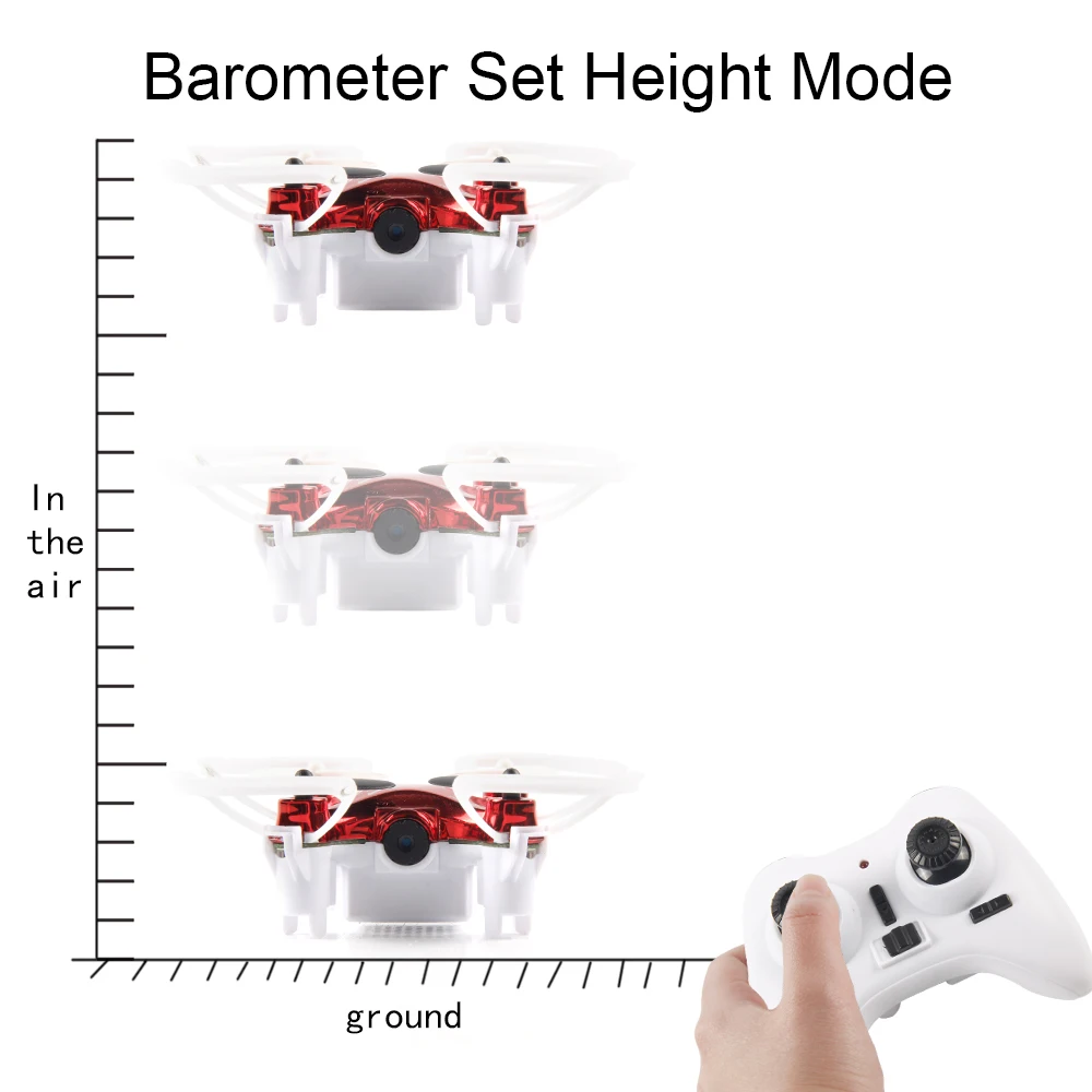Мини L7R WiFi в режиме реального времени 0.3MP FPV камера RC Квадрокоптер с режимом высоты
