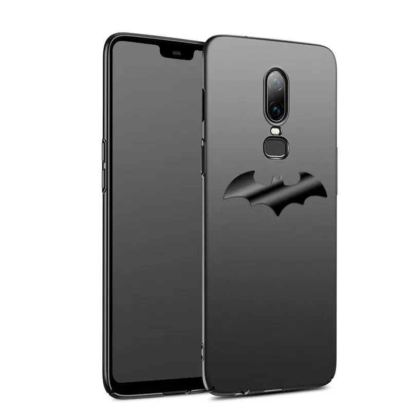 Coque Luxury Slim Matte Hard Pc Batman Phone Case For Oneplus 6 6t 5 5t Back Cover Shockproof |