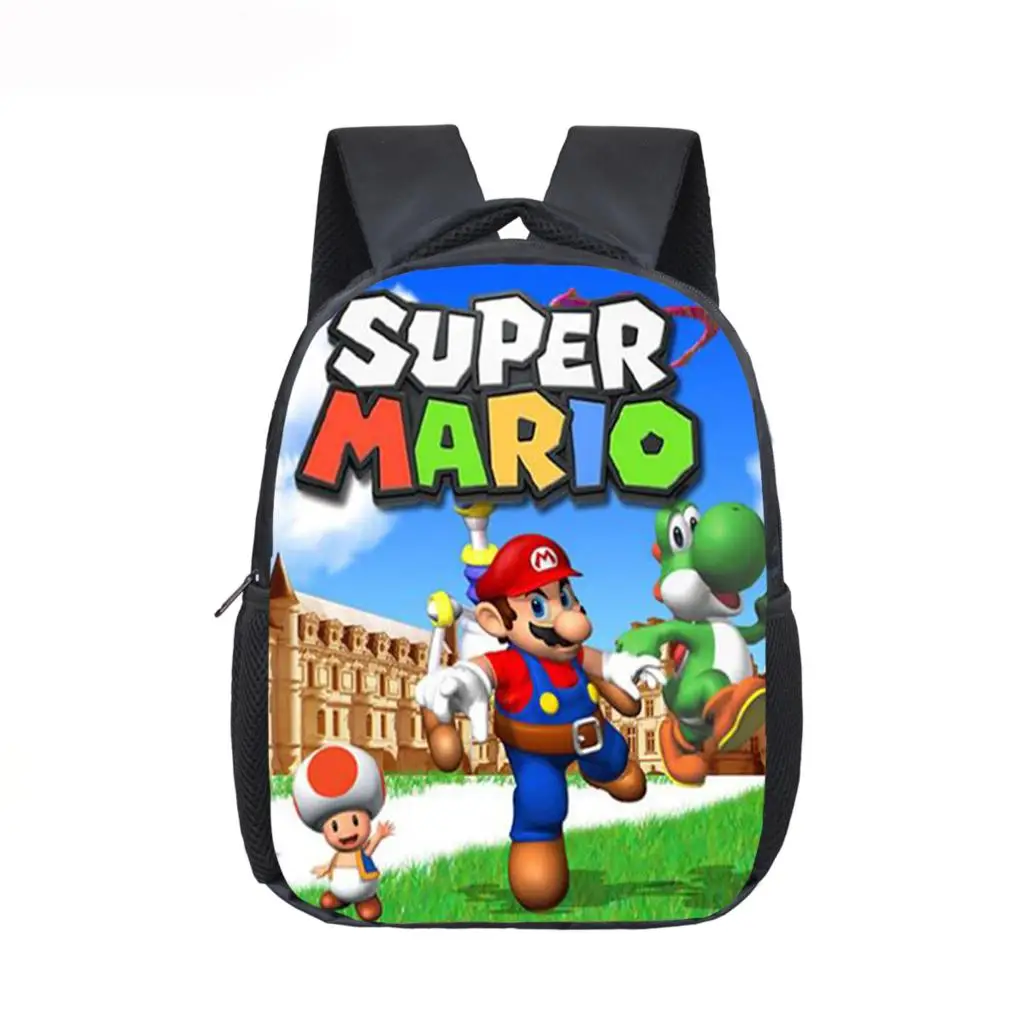 25 Горячая Распродажа, рюкзак Super Mario Bros Sonics, Детская сумка, красивая сумка с принтом Mario Sonic, сумка для детского сада - Цвет: 25
