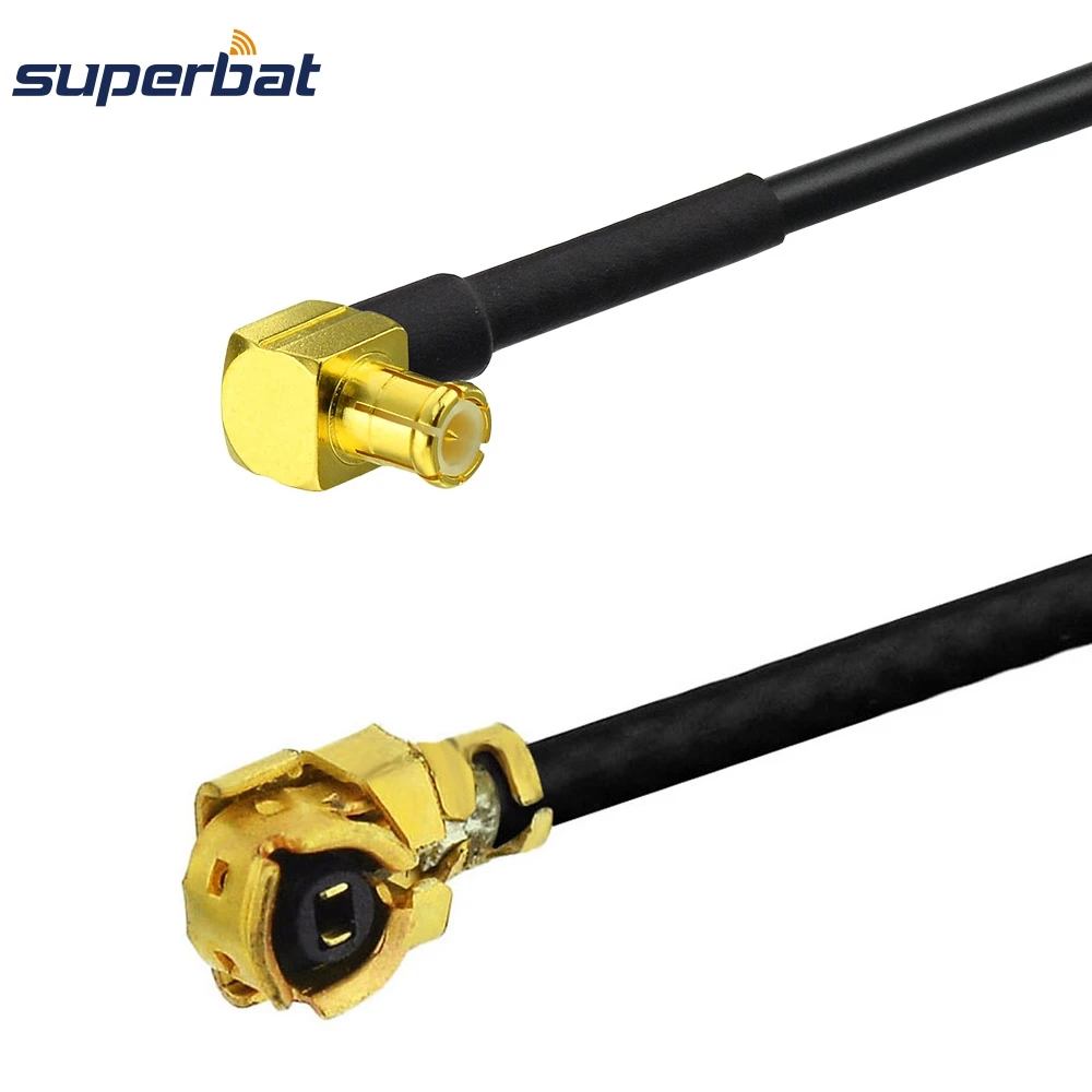 Superbat IPX/U.FL правый угол гнездо к MCX Штекер RF отрезок коаксиального кабеля 1 13 30 см