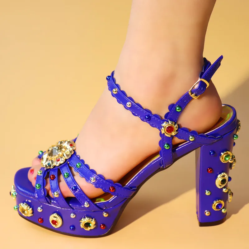 Обувь в африканском стиле Цвет желтый Комплект из обуви без сумки