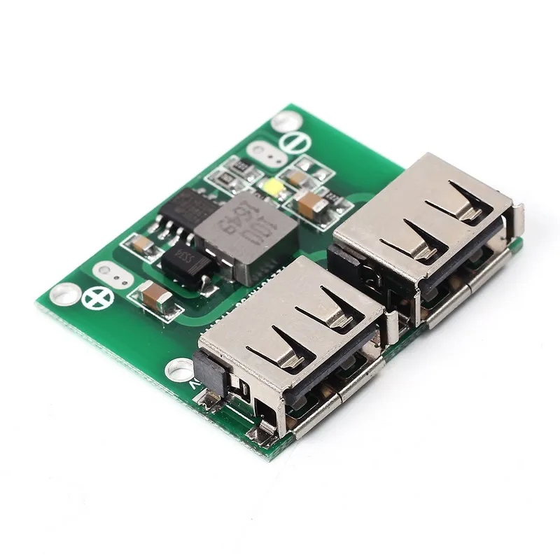 9V 12V 24 В до 5 DC Шаг вниз Зарядное устройство Мощность модуль Dual USB Выход Buck