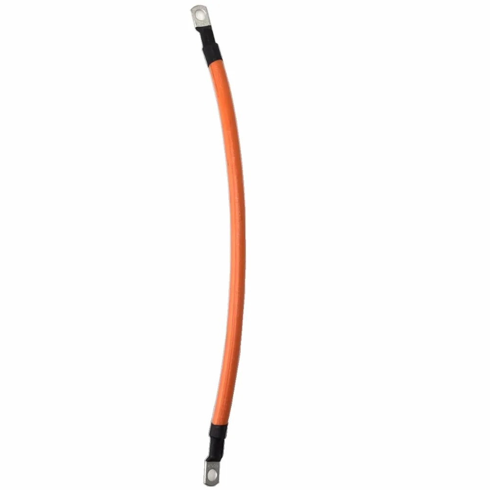 4pcs Quality Pure Copper Battery Connection Cable 35cm Length 25mm2 Fast Terminals Cables | Электроника