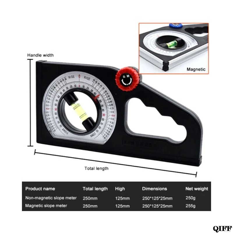 

Multi-function Magnetic Slope Non-Measuring Instrument Slope Gauge Universal Bevel Protractor