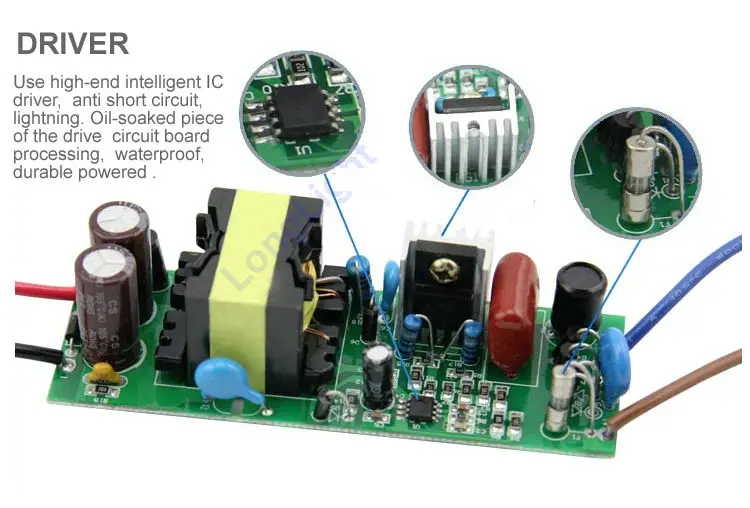 Светодиодный Трековый светильник 50 Вт с вентилятором Точечный светодиодная