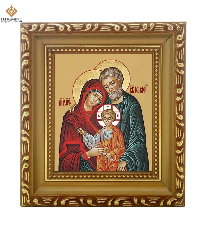 Фоторамка Русская православная церковь lcon святая семья деревянное ремесло