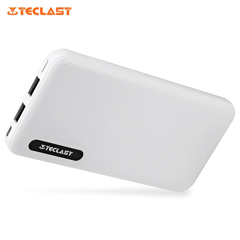 Teclast T100UU Power Bank 10000 мАч 5В 2.1A двойной выход Micro USB вход батарея с индикаторными