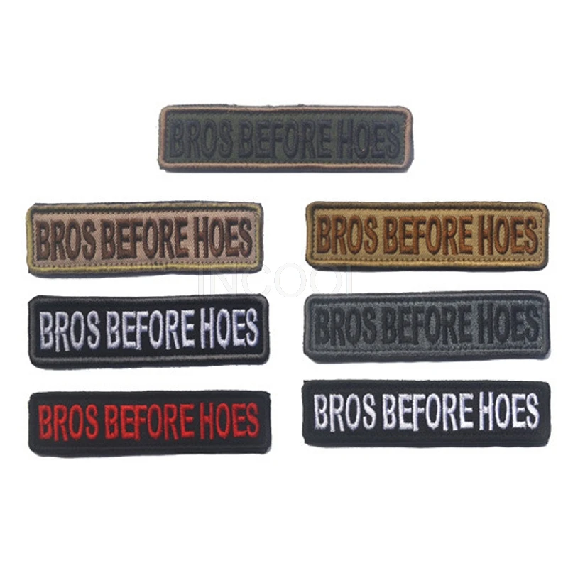 Вышитая нашивка BROS перед broes BEFORE HOES тактическая эмблема значки вышивка нашивки
