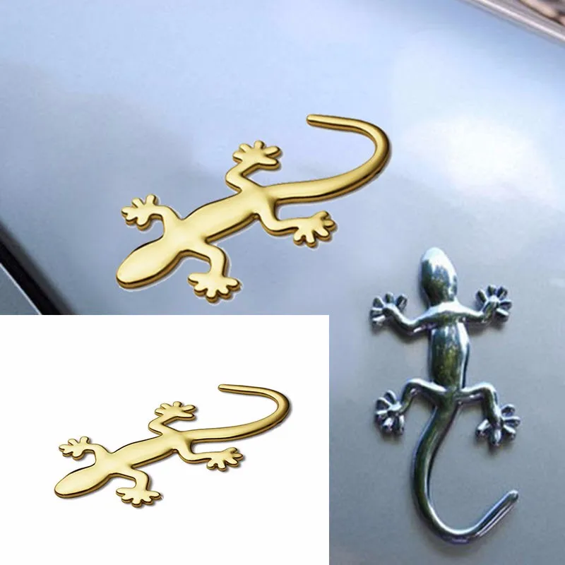 1 шт. металлический 3d значок для автомобиля и мотоцикла golden Lizard с логотипом