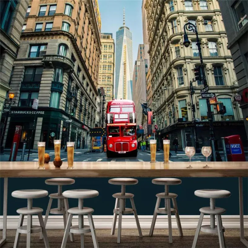 

Dropshipping Fatman Custom 3d Mural Wallpaper New York Photo Wallpaper Living Room Custom 3d Wallpaper Papel De Parede