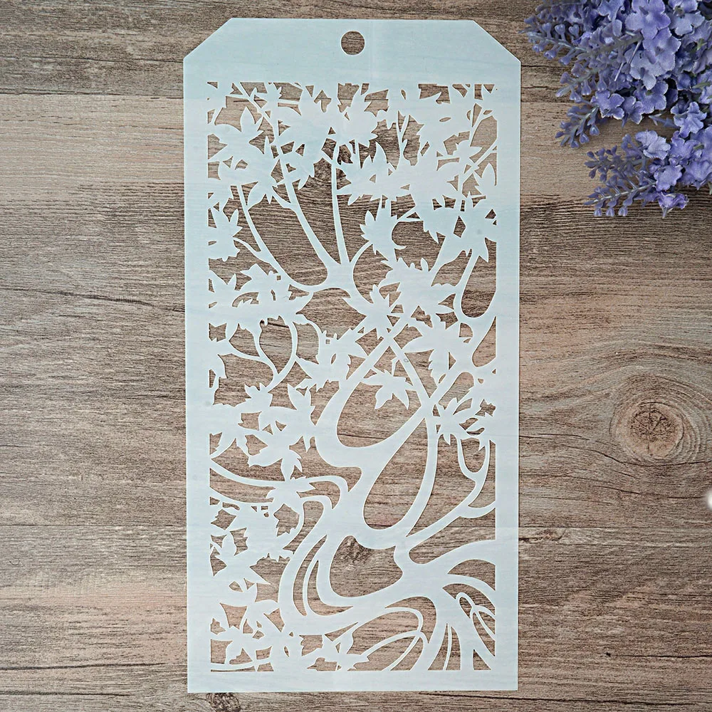 ST122499 12*24 см DIY ремесло Многослойные трафареты для стен Живопись штампованная для скрапбукинга штампы альбом декоративное тиснение бумажные карты - Цвет: ST122499