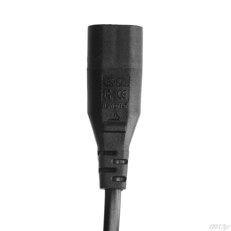 IEC 320 2 Pin C7 Female To C8 Male Рисунок 8 удлинитель адаптера питания 30 см Новинка Прямая