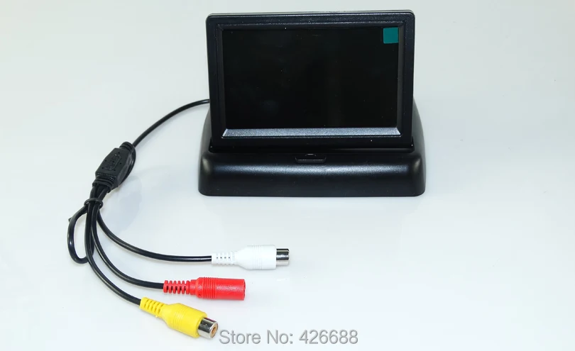 Автомобильное зеркало заднего вида складной TFT LCD цветной монитор с экраном 4 3