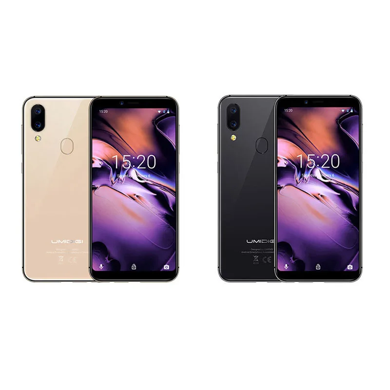 UMIDIGI A3 5 &quotincell HD + дисплей 2 GB 16 смартфон Android 8 1 12MP 5MP лицо двойной 4G мобильный