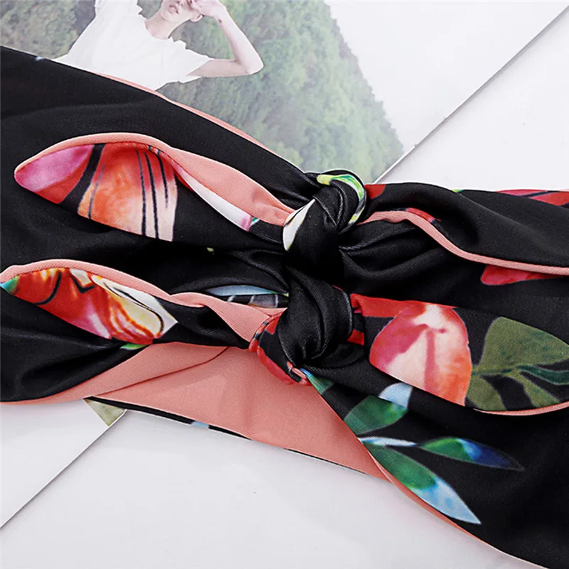 Бикини 2019 сексуальный женский комплект бикини с пуш-ап принтом Мягкий Купальник