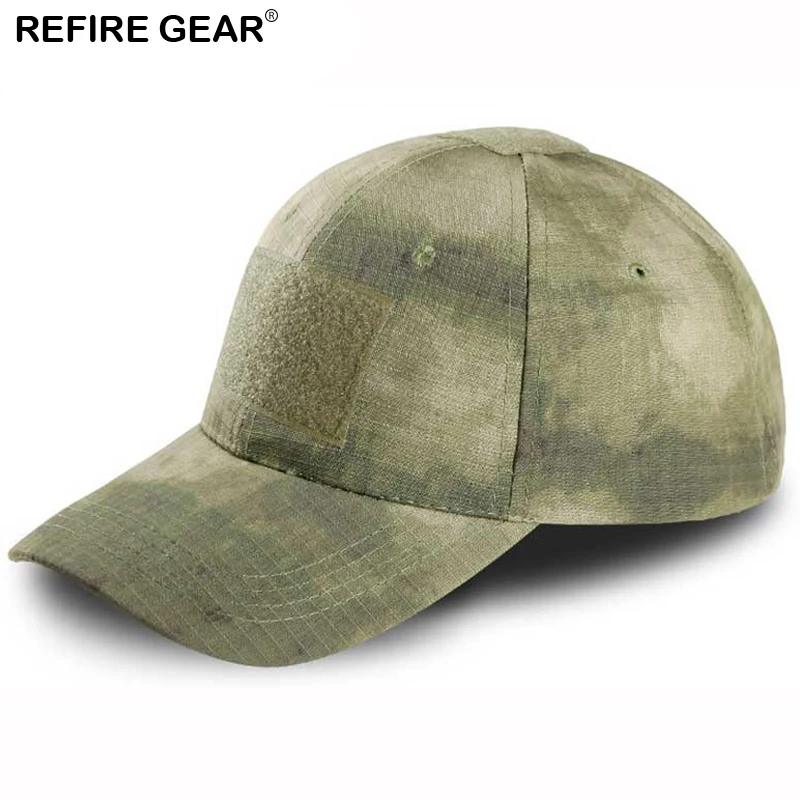 Мужская камуфляжная бейсболка ReFire Gear Кепка для походов и охоты с Рипстоп