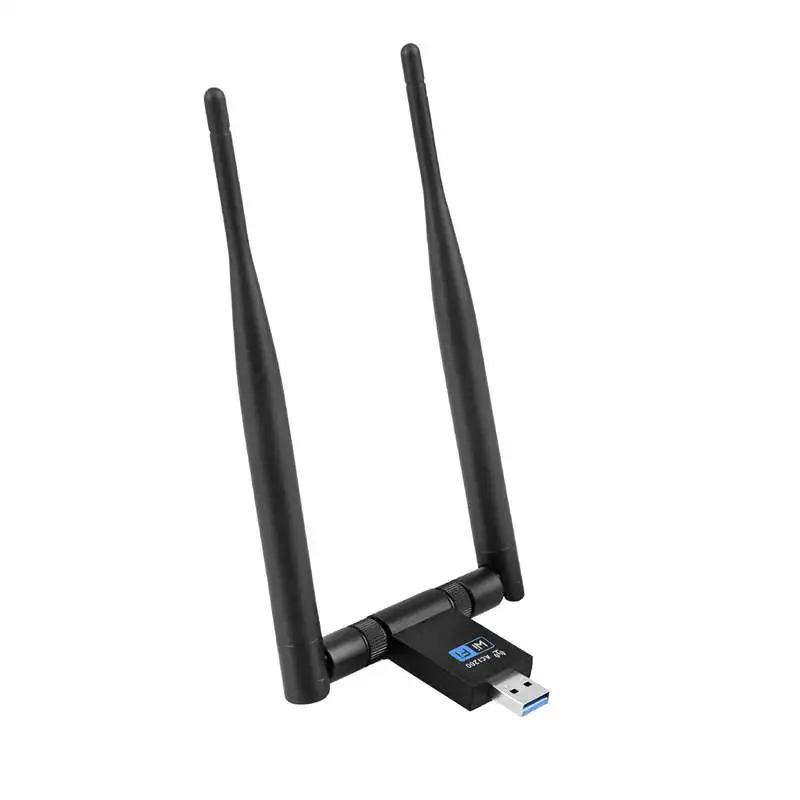 Беспроводной Usb Wifi адаптер 1200 Мбит/с двухдиапазонный 2 4 ГГц/300 5 ГГц/867 две антенны