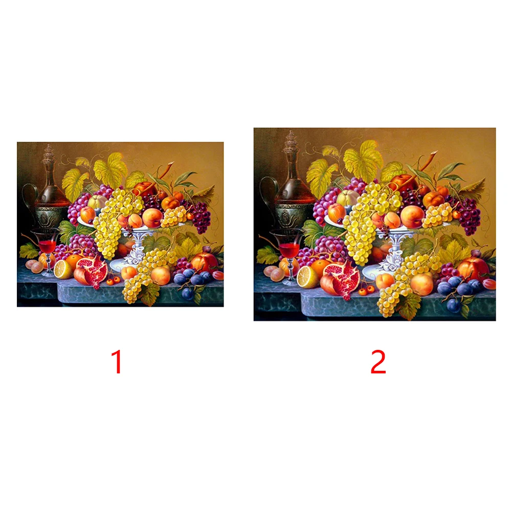 3D круглые стразы, подарок для дома, алмазная вышивка, кухня, фрукты, вышивка крестиком, картина, Настенный декор, без рамки, сделай сам, кристалл, ремесло