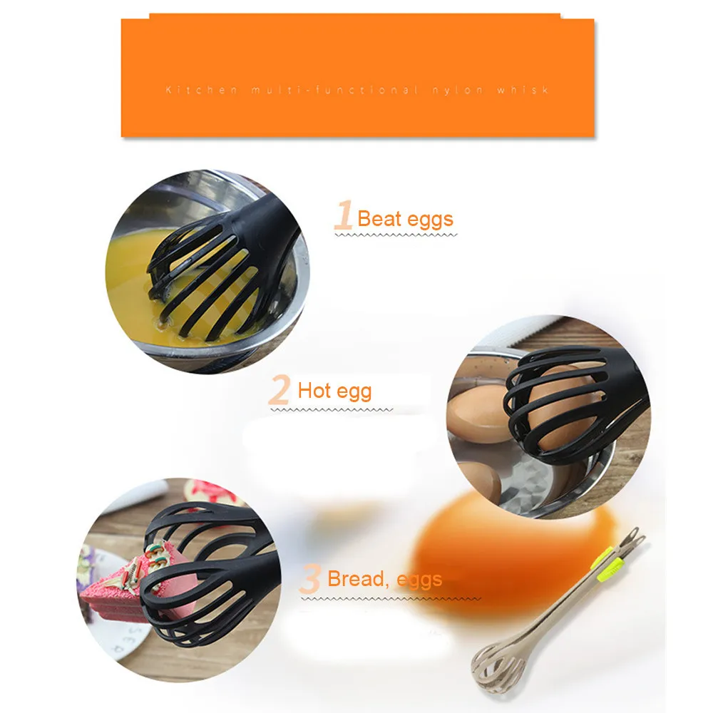 3 в 1 многофункциональные практичные кухонные щипцы взбиватель яиц миксер
