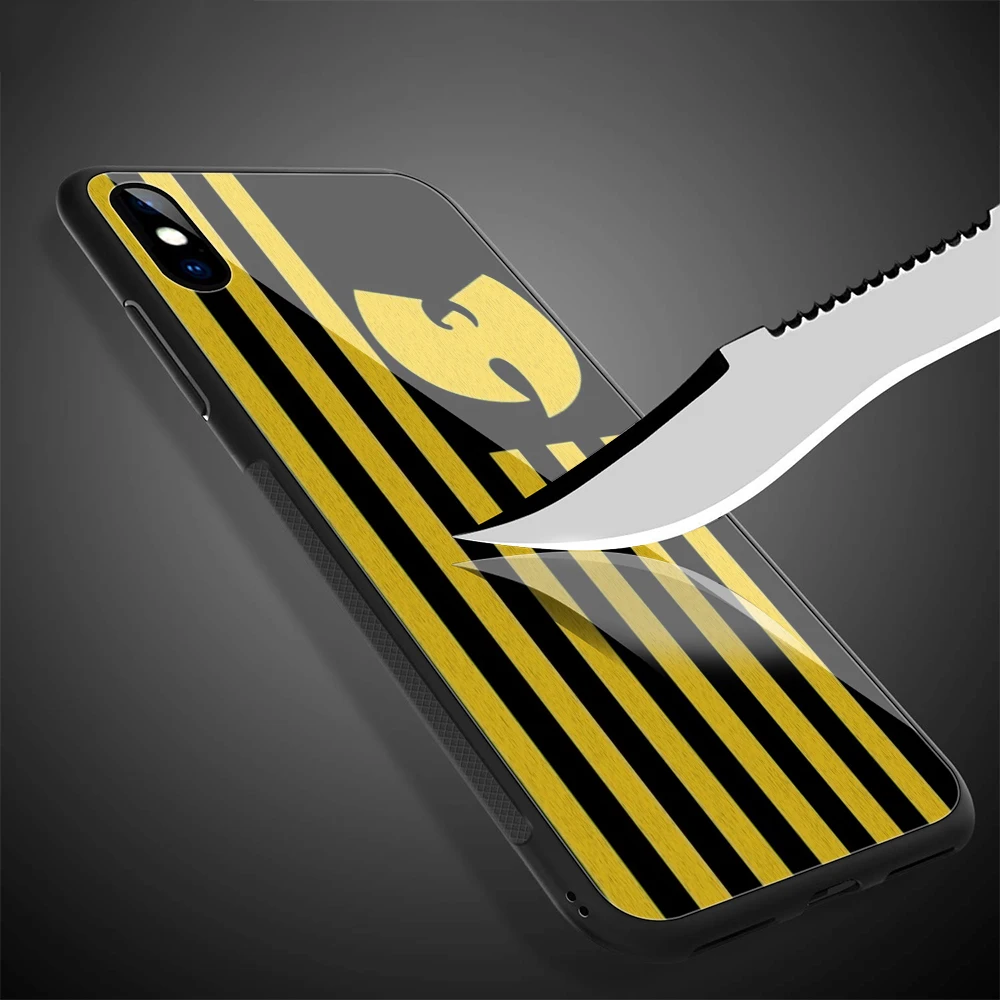 Чехол Lavaza Wu Tang Clan из ТПУ с закаленным стеклом для iPhone XS Max XR X 8 7 6 6S Plus 5 5S SE |