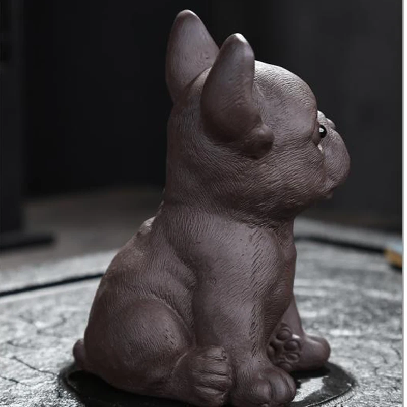 Аутентичная Исин фиолетовая глина милый чай Lucky Dog Pet/офис чайная церемония