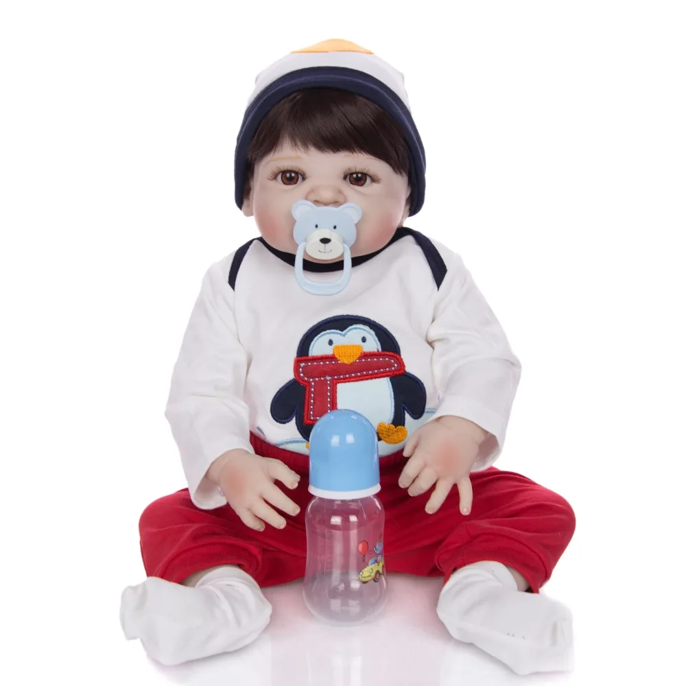 Кукла bebe reborn для маленьких мальчиков силиконовые игрушки виниловой ванны детей