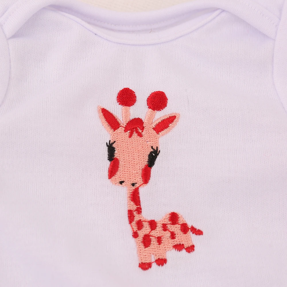 KAYDORA Милая Одежда для куклы-младенца подходит для 16-22 дюймов Bebe Кукла Новорожденный Menina платье аксессуары 0-3 месяца детская одежда