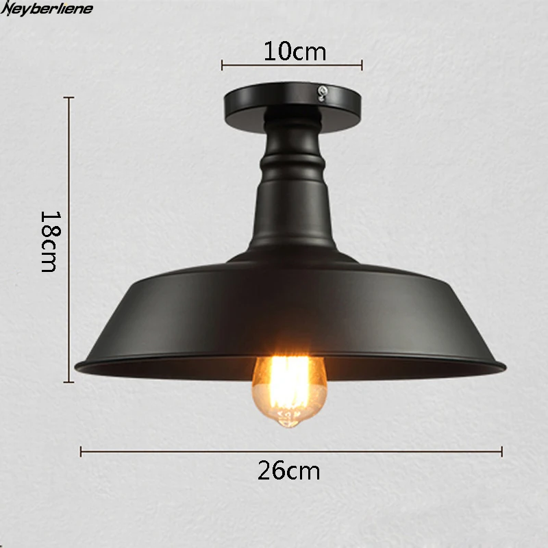 

LED Ceiling Lights Industrial Decor Simple Iron LED Ceiling Lamps Luminaria For Living Room Bar Restaurant Loft Lamparas Vintage