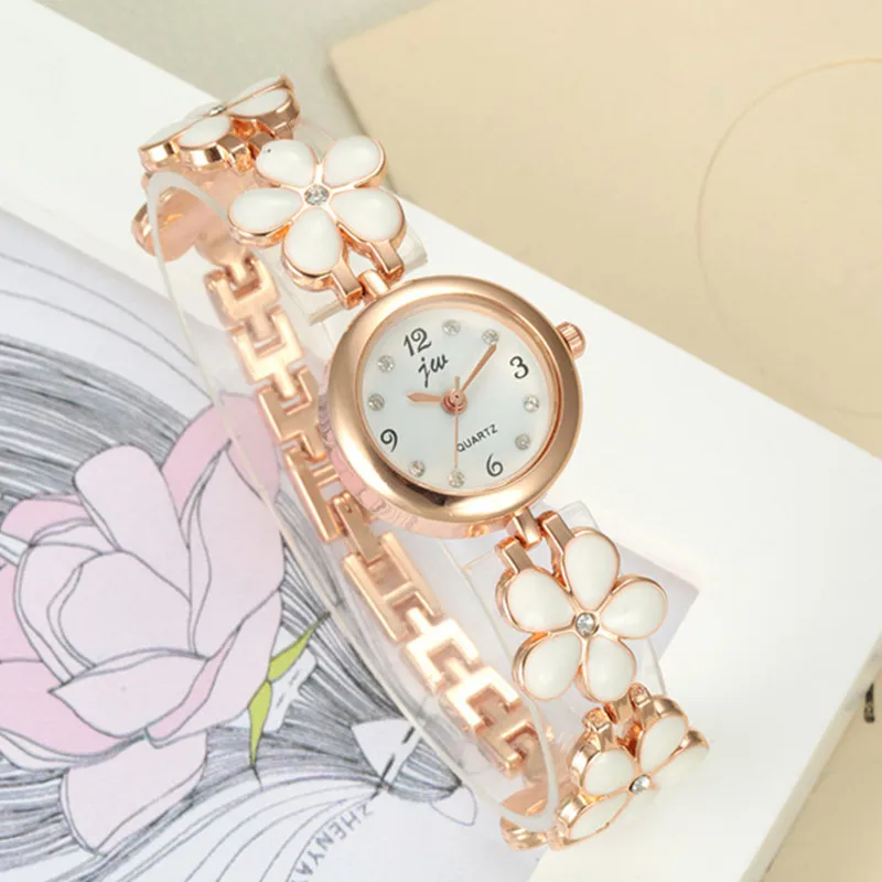 Модные женские часы с браслетом милые JW Брендовые стразы водонепроницаемые