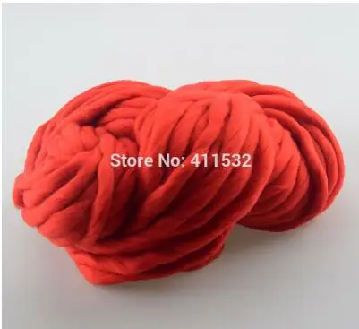 06 red TPRPYN 500 г = 2 шт Толщина вискозная пряжа ровинг пряжа прядение ручное вязание спин зима теплая Y19116 - Цвет: 06 red
