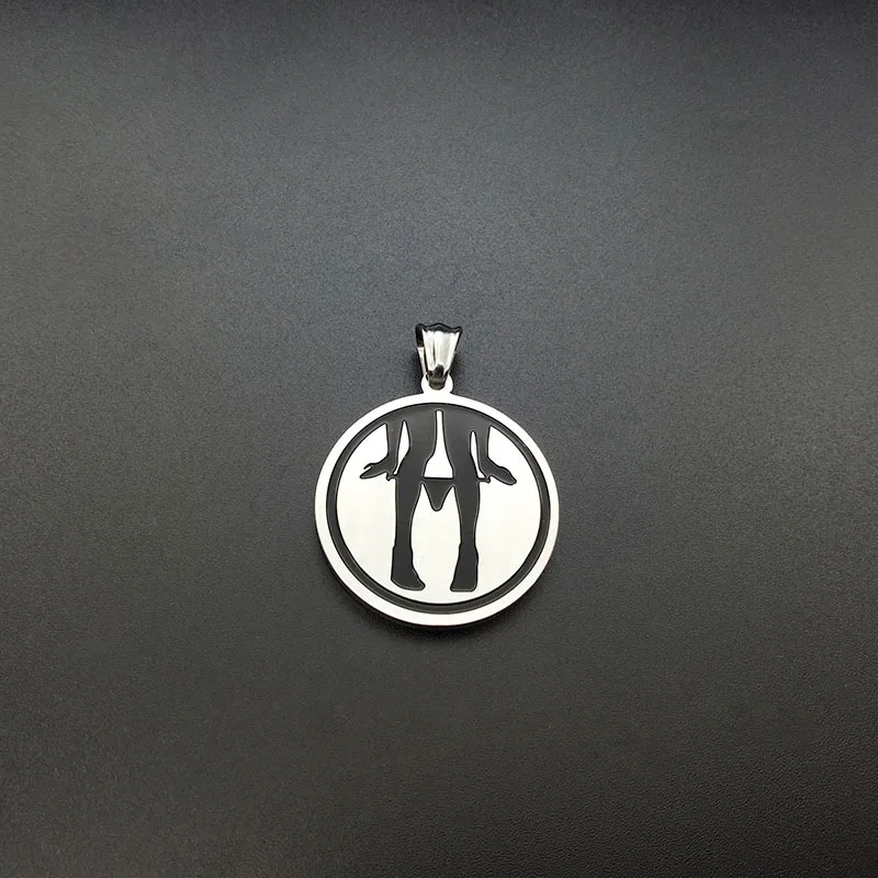 Счастливый амулет Будда кулон из нержавеющей стали китайские буддийские слова