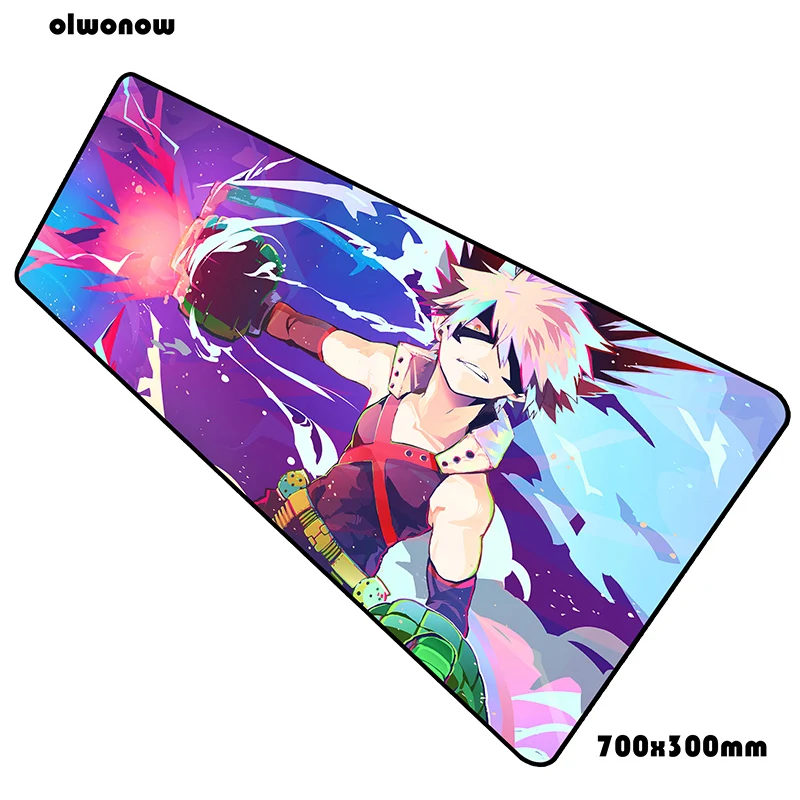 Size 700x300x3mm My hero academia коврик для мыши 700x300x3 мм офисная компьютерная мышь игровой мат геймпад пк эргономичная, игровая коврик для мыши padmouse - Цвет: Size 700x300x3mm
