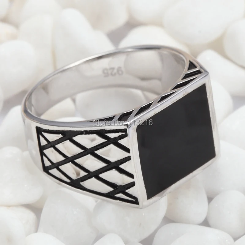 Eulonvan черная эмаль стерлинговое серебро 925 пробы ювелирные изделия и аксессуары